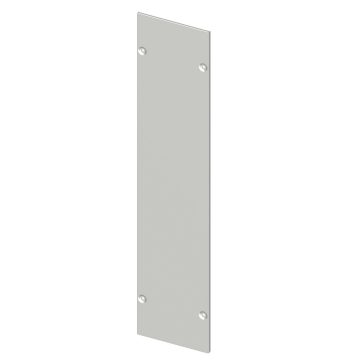 Pair of side panels for wall-mounting distribution boards in painted sheet steel Pair of side panels for wall-mounting distribution boards in painted sheet steel