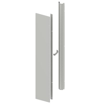 Kit for internal cable compartment, complete with hinged cover Kit for internal cable compartment, complete with hinged cover