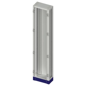 External cable compartment kit for monobloc distibution boards and inspectable plinth H=100 mm - Colour blue RAL 5003 External cable compartment kit for monobloc distibution boards and inspectable plinth H=100 mm - Colour blue RAL 5003