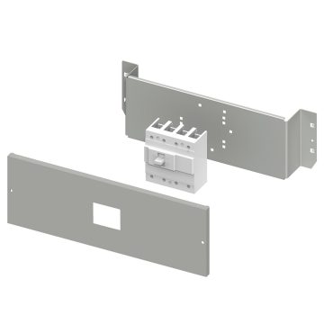 Installation kit for MCCB's up to 630 A, in fixed assembly complete with perforated front panel and fixing plate Installation kit for MCCB's up to 630 A, in fixed assembly complete with perforated front panel and fixing plate