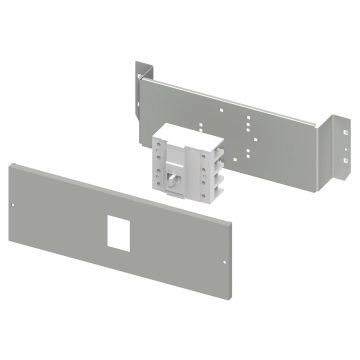 Installation kit for MCCB's up to 630 A, in fixed assembly complete with perforated front panel and fixing plate Installation kit for MCCB's up to 630 A, in fixed assembly complete with perforated front panel and fixing plate