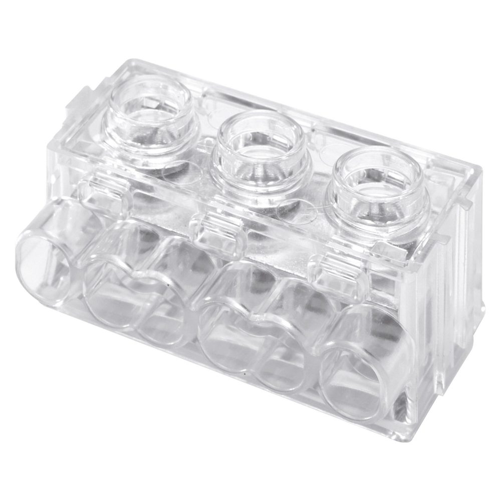  פסי צבירה עם הידוק לוחית - 6X6MMQ‏ - 450V - שקוף