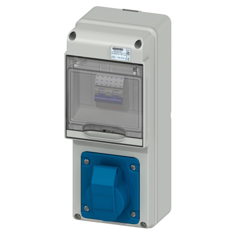  Q-DIN 5 DBO - 1 IEC309 - IP44