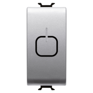 TOUCH ONE WAY SWITCH - 230V ac 50Hz - 1 MODULE - TITANIUM - CHORUS