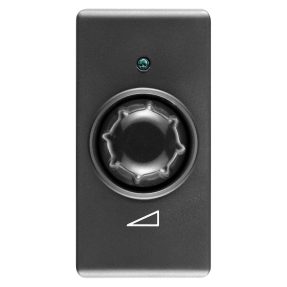 regulator electronic, rotativ - pentru sarcini rezistive/inductive - rotativ cu comutator bidirecțional - 1 modul - sistem negru