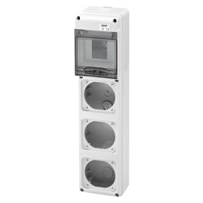 q-din 5 moduli - 3 flange iec 309 16a ip44/67 - ip65