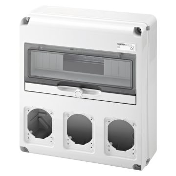 Quadros estanques Q-DIN 14 vazios com flanges