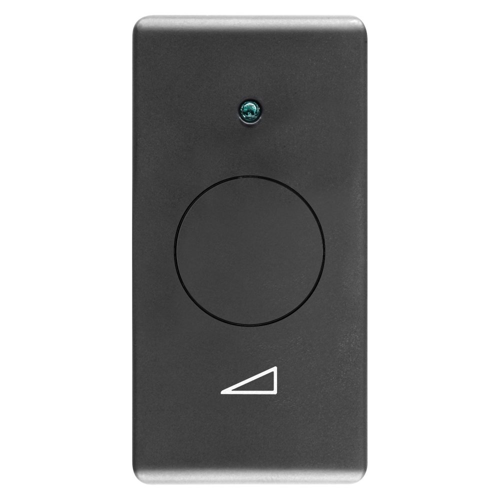 elektronische regelaar met knop voor weerstands-/inductieve belastingen - 1 module - system black