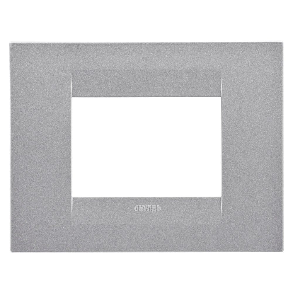 geo abdeckrahmen - in lackiertem technopolymer - 3 module - titan - chorusmart