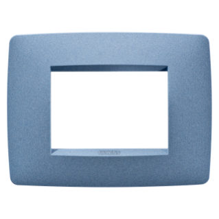 PLACA ONE - EN TECNOPOLÍMERO BARNIZADO - 3 MÓDULOS - AZUL MAR - CHORUS