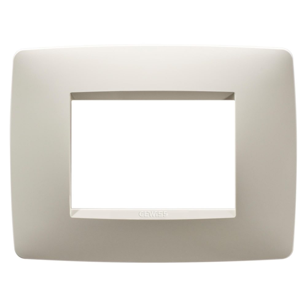 placca one - in tecnopolimero - 3 posti - avorio - chorusmart