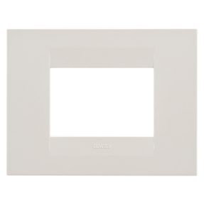 plaque geo - en polymère technique - 3 modules - ivoire - chorusmart