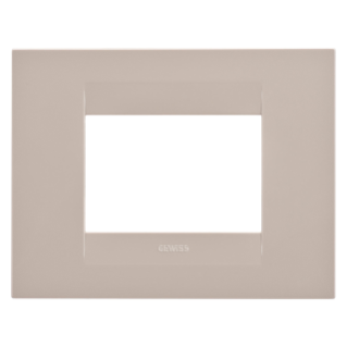 GEO PLATE - IN TECHNOPOLYMER - 3 MODULES -  HEMP - CHORUSMART
