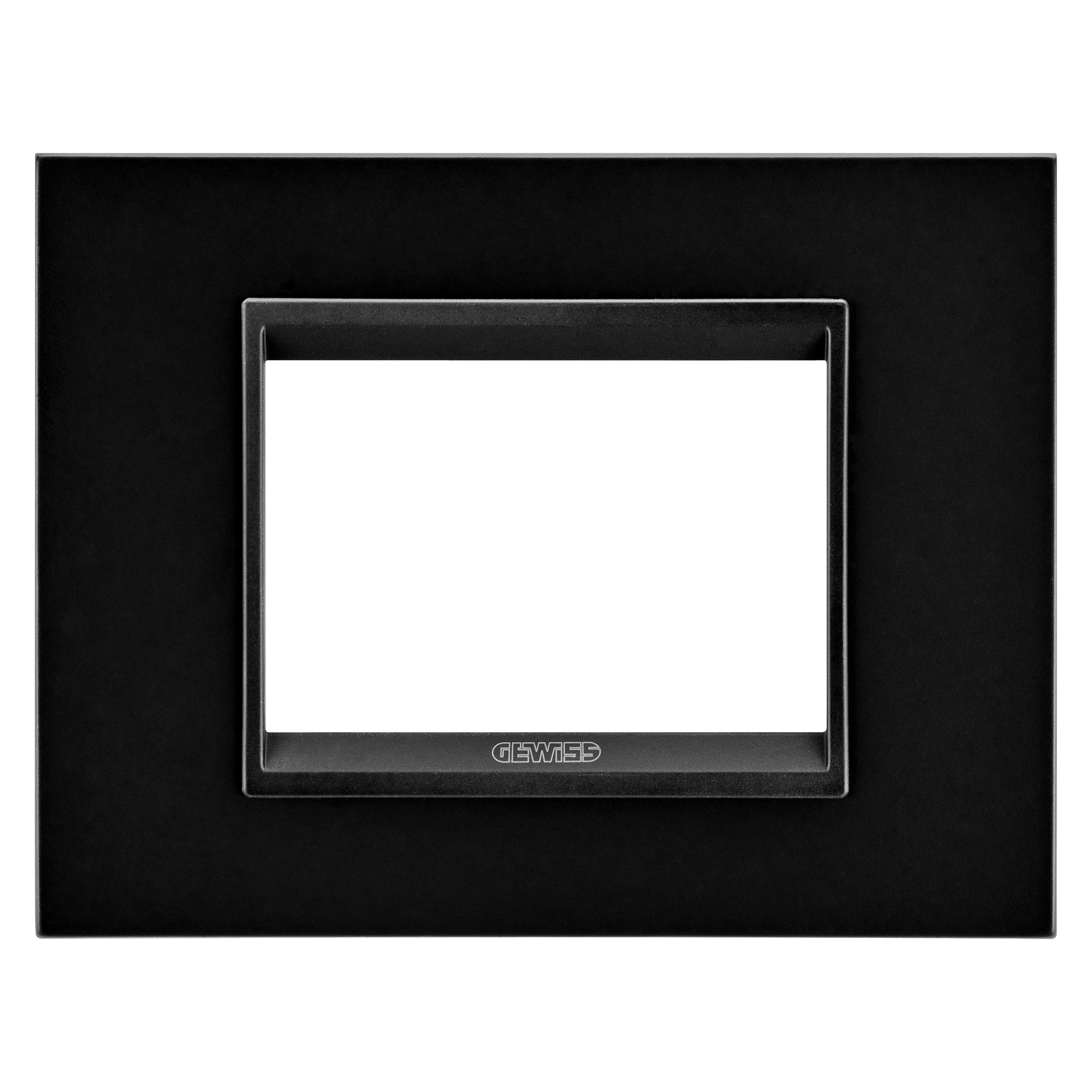 GEWISS GW 12705 TERMOSTATO ELETTRONICO 230VAC  2 MODULI CHORUS NERO 