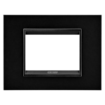 LUX rectangulaires - noir monochrome LUX rectangulaires - noir monochrome