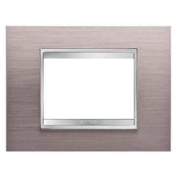 LUX rectangulaires - aluminium brossé LUX rectangulaires - aluminium brossé