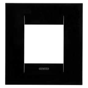 abdeckrahmen geo international - in technopolymer - 2 module - tonerschwarz - chorusmart