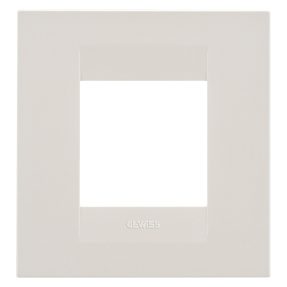 abdeckrahmen geo international - in technopolymer - 2 module - cremeweiss - chorusmart