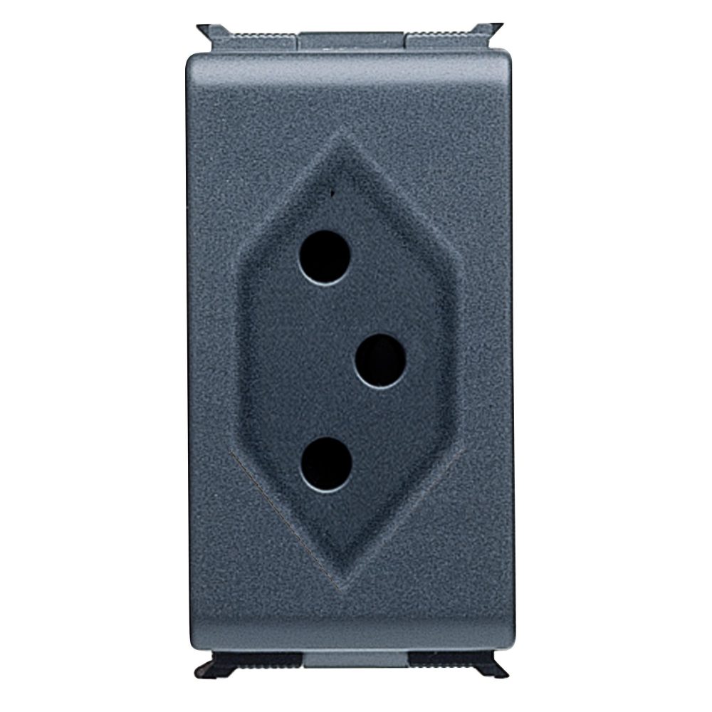  STECKDOSE SCHWEIZERISCH STANDARD 250V ac - 2P+E 10A - TYP 13 - 1 MODUL - PLAYBUS
