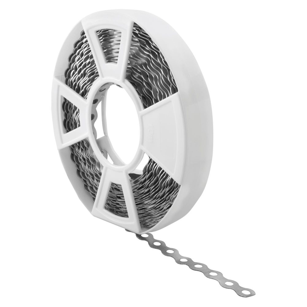 bande de fixation en acier zingué - 10m