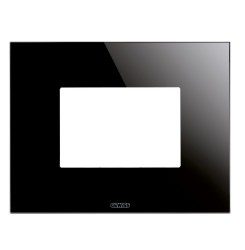 PLACA ICE - IN GLASS - 3 MODULE - NEGRU - CHORUSMART