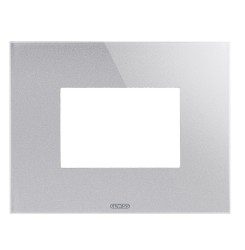 PLACA ICE - IN GLASS - 3 MODULE - TITANIUM - CHORUSMART