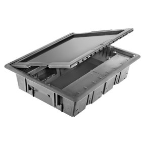 UNDERFLOOR OUTLET BOX - WITH HOLLOW COVER - 20 MODULES SYSTEM