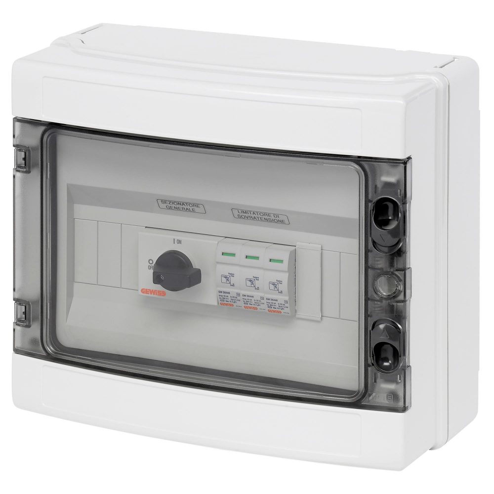 imagen producto principal cuadro 2 strings precableado - 800v dc - 20a - 1x12 módulos
