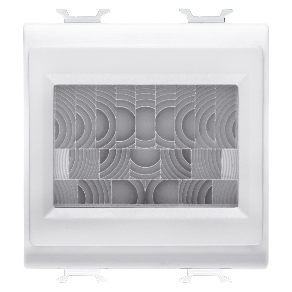  rivelatore volumetrico infrarossi da incasso - antifurto filare - bianco - chorusmart