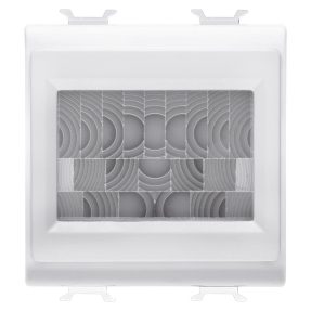 rivelatore volumetrico infrarossi da incasso - antifurto filare - bianco - chorusmart