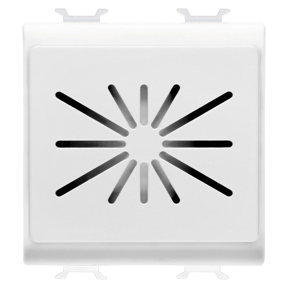 avvisatore acustico da incasso - antifurto filare - bianco - chorusmart