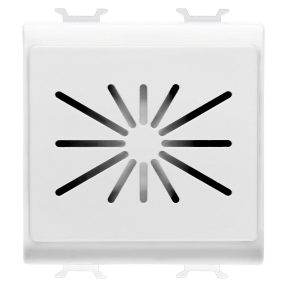 avvisatore acustico da incasso - antifurto filare - bianco - chorusmart