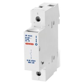 DISCONNECTABLE FUSE HOLDER - 1P 10.3X38 1000V DC 20A - 1 MODULE