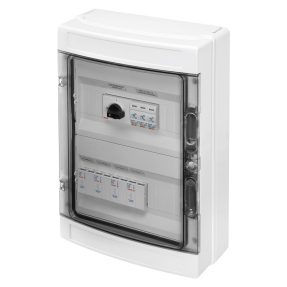 cuadro 2 strings precableado - 600v dc - 50a - 2x12 módulos