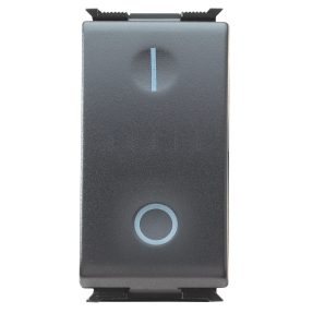 anahtar 2p 250v ac - 16ax - genel - sembol: 0/1 - 1 modül - playbus