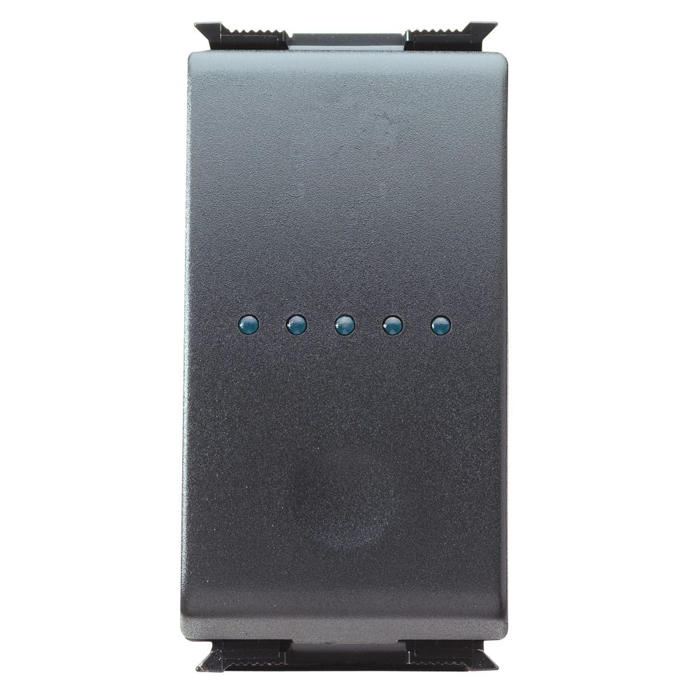  PUSH-BUTTON 1P 250V ac - NO 16A ILLUMINABLE - NIGHT-TIME BACKLIT - 1 MODULE - PLAYBUS