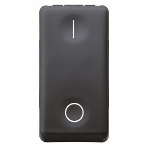 INTERRUPTOR BIPOLAR 250V ac - 16AX - NEUTRO - 1 MÓDULO - SYSTEM WHITE