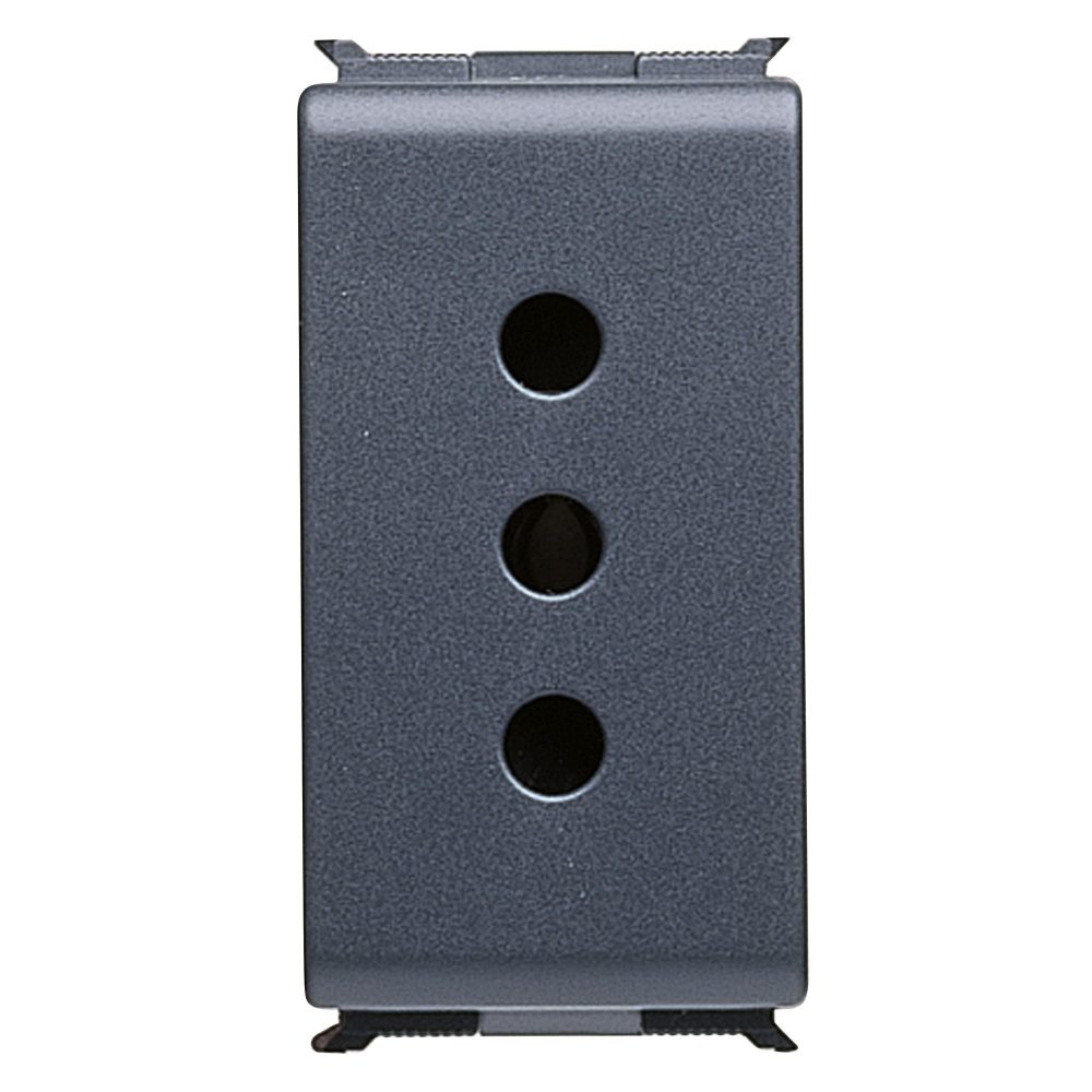 PRESA STANDARD ITALIANO 250V ac - 2P+T 10A - P11 - 1 MODULO - PLAYBUS