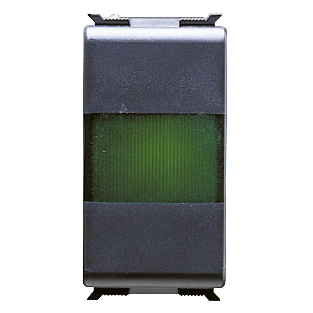  KONTROLKA – 12/24/250 V – JEDNODUCHÁ – ZELENÁ – 1 MODUL – PLAYBUS