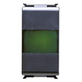 indicator lamp - 12/24/250 v - single - green - 1 module - playbus