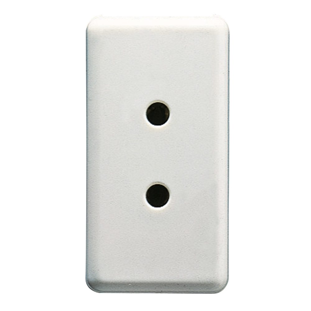  PRIZĂ SELV - 2P 6A 24V - 1 MODUL - SISTEM ALB