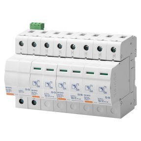 LST - SCARICATORE DI SOVRATENSIONE - 3P+N 25KA - TIPO 1+2 - 8 MODULI
