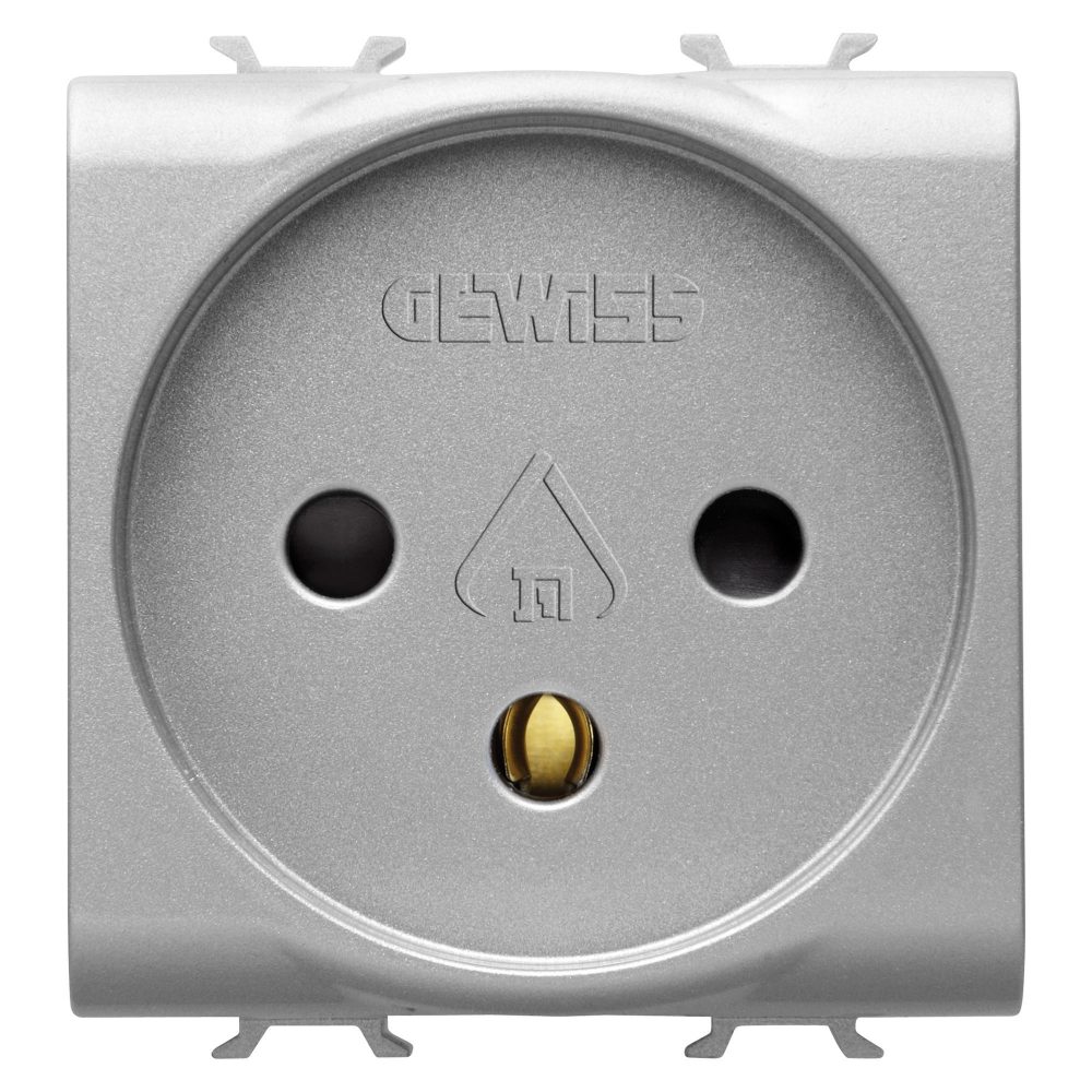  ZÁSUVKA DLE IZRAELSKÉ NORMY 250 V AC – 2P+E 16 A – 2 MODULY – TITAN – CHORUSMART
