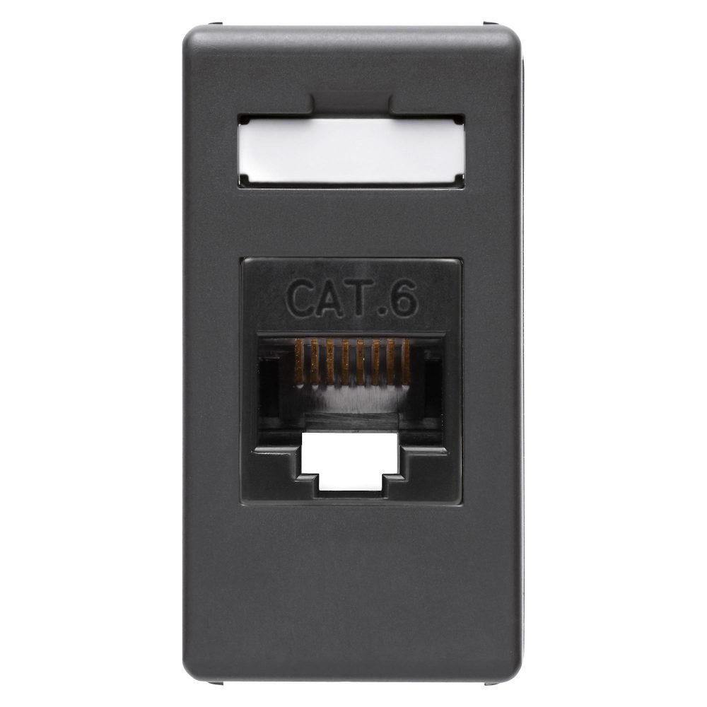  BASE RJ45 - 4 PARES - CATEGORIA 6 - UTP - TOOLLESS - 1 MÓDULO - SYSTEM WHITE