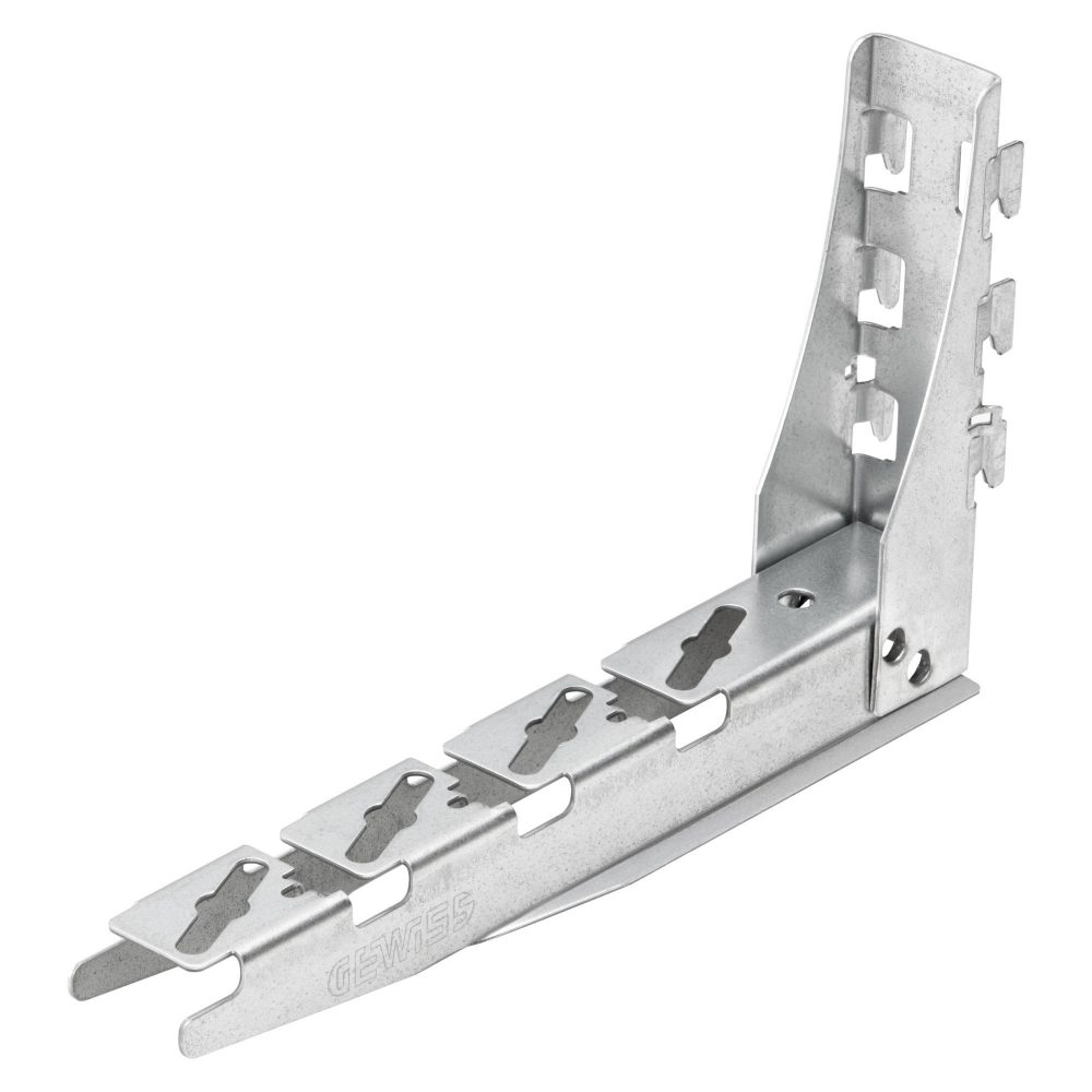  UNIVERSAL BRACKET WITH CSUG CLIPS - LENGTH 300MM - FINISHING INOX 304L