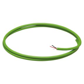 knx bus cable - lszh cable sheath - 2 conductors 1x2x0.8 - diameter 5.2mm - cpr class cca-s1a,d0,a1 - green