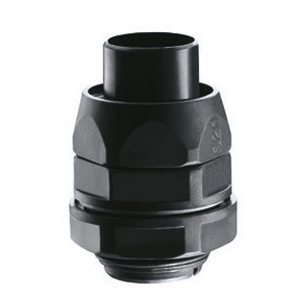  GERADE DREHBARE VERSCHRAUBUNG MIT PG-GEWINDE - RDPG - IP54 - SCHLAUCH Ø 32MM - GEWINDE PG 36 - SCHWARZ RAL 9005