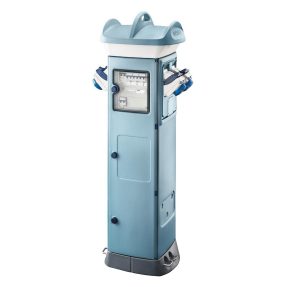 QMC63C - WIRED - FOR CAMPSITE - DOUBLE SIDE TAKE-OFF - 4 SOCKET OUTLET 2P+E 16A COMBIBLOC - IP55 - LIGHT BLUE