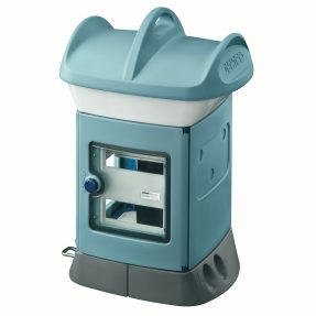 qmc16b - vuoto - monofacciale - lato a 1 pannello lato b 1 kit idrico - azzurro