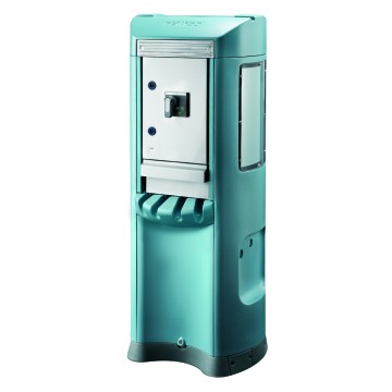 Vorverdrahtete Säule QMC 200 E einseitig für Prepaid, elektronische Zentralsysteme mit direktem 250A-Anschluss auf Einspeiseklemme - IP55 Vorverdrahtete Säule QMC 200 E einseitig für Prepaid, elektronische Zentralsysteme mit direktem 250A-Anschluss auf Einspeiseklemme - IP55